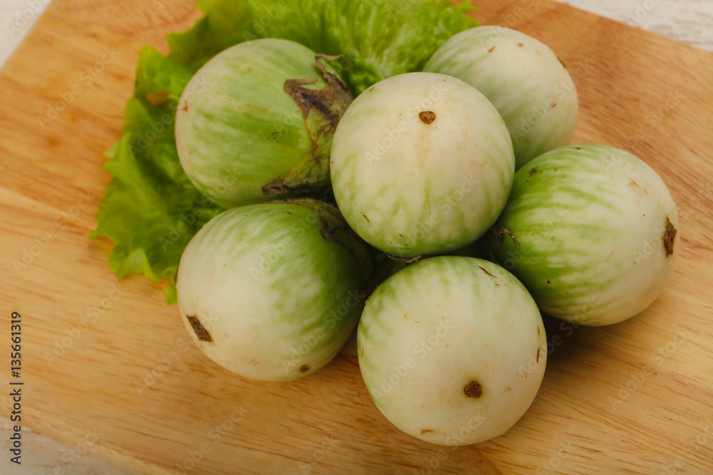 Asian round eggplant