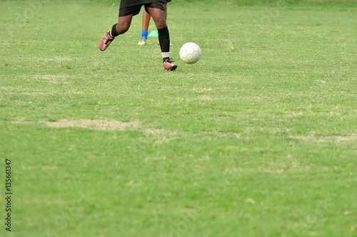 kick soccer ball © suman