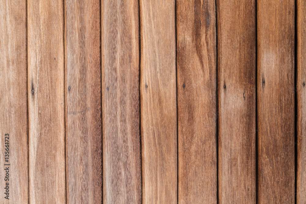 Fototapeta premium old wooden brown color with rustic texture and nail hole with du