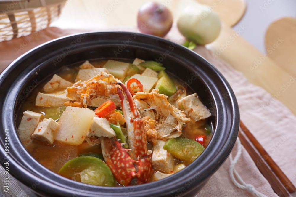 꽃게 된장찌개 꽃게 된장찌개