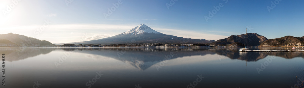 Mt. Fuji with Kawaguchiko lake