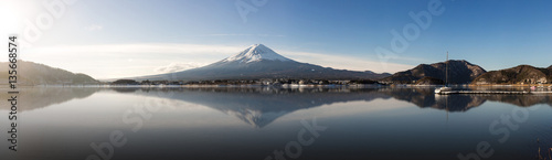 Mt. Fuji with Kawaguchiko lake