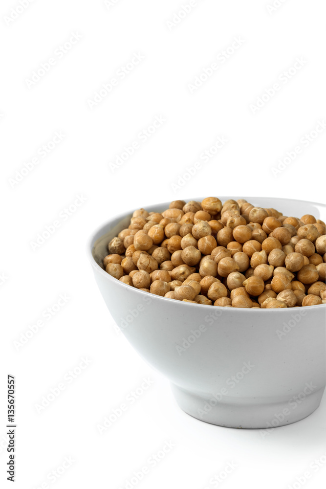 Soybeans isolated on white background Soybeans isolated on white background