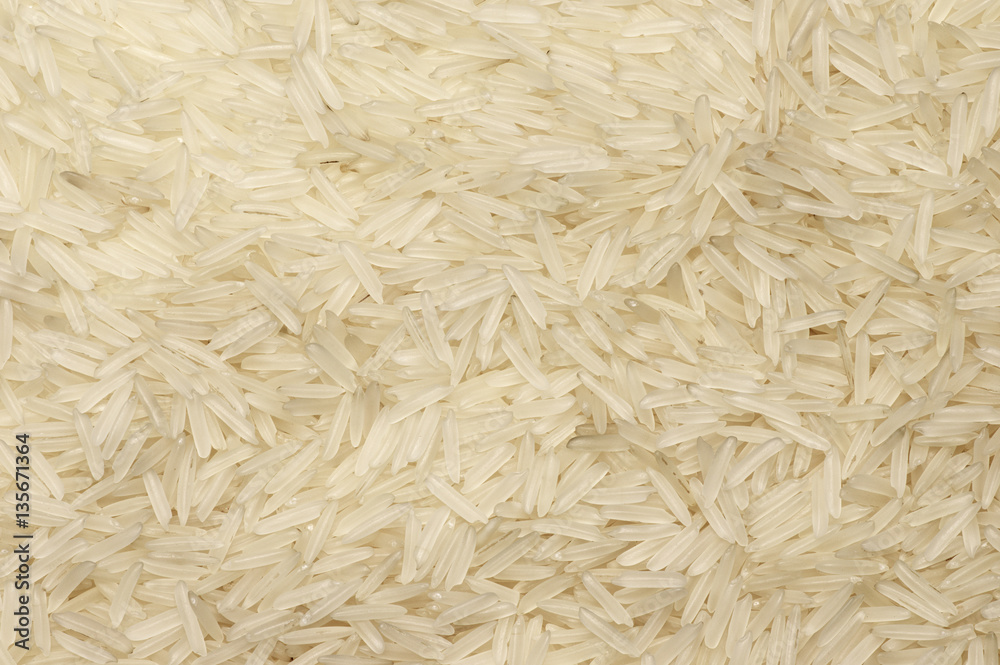 Pile of basmati rice Pile of basmati rice