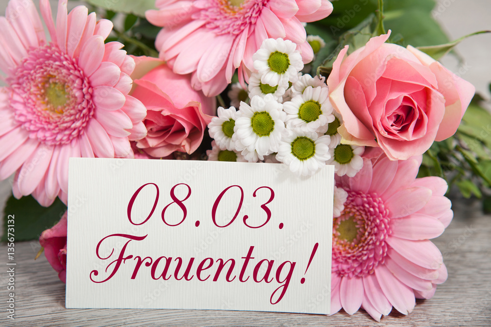 Blumen zum Frauentag foto de Stock Adobe Stock