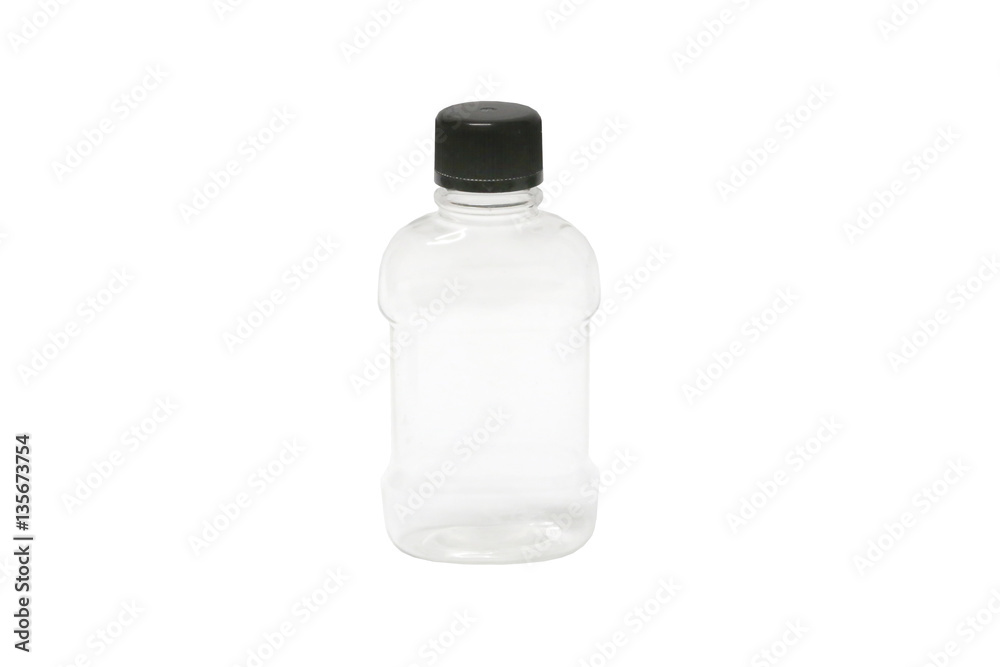 Cosmetic plastic bottle with different caps . Liquid container for gel,. Beauty product package (transparent). Cosmetic plastic bottle with different caps . Liquid container for gel,. Beauty product package (transparent).