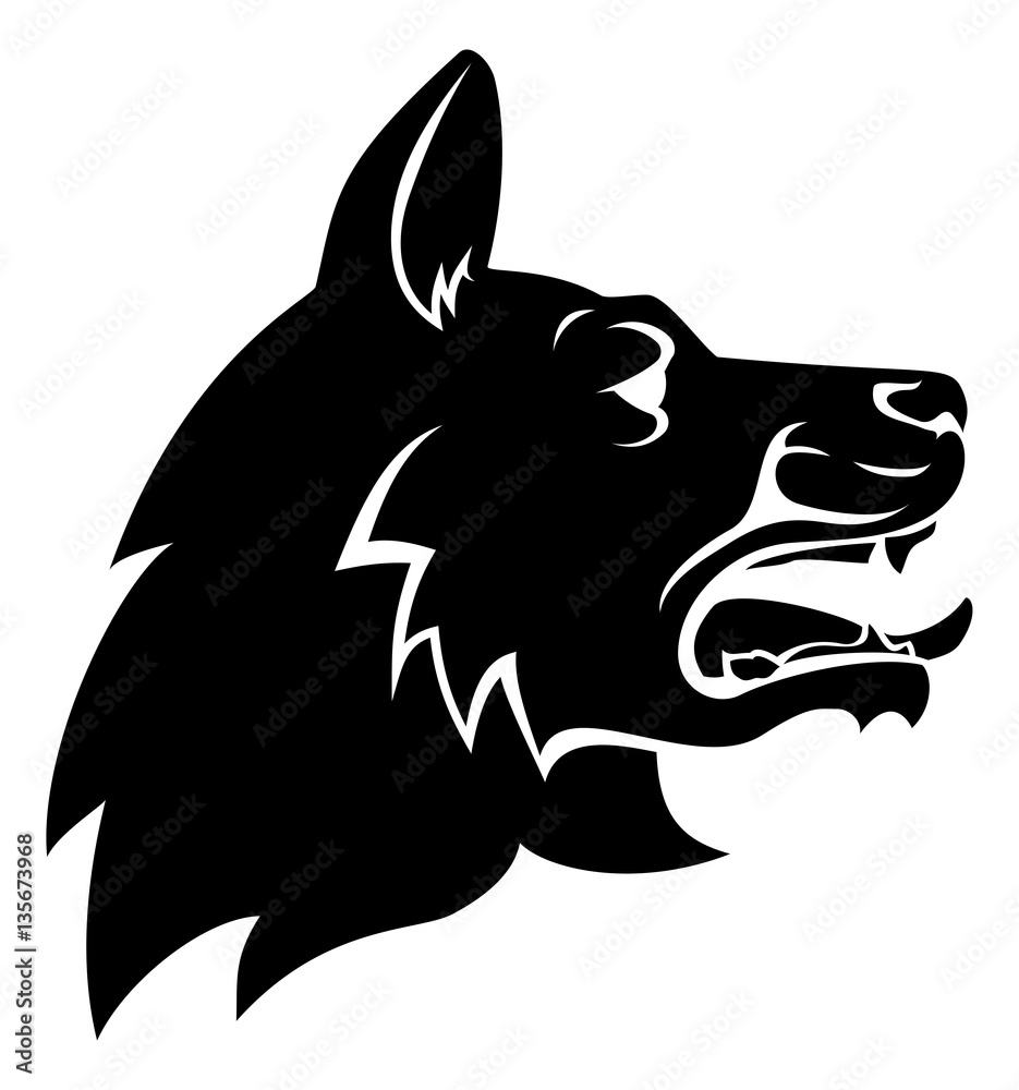 Dog Head Icon Dog Head Icon