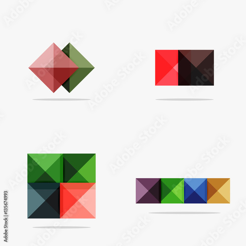 Set of square abstract backgrounds or infographics for content Free Download Set of square abstract backgrounds or infographics for content - GFXLoad