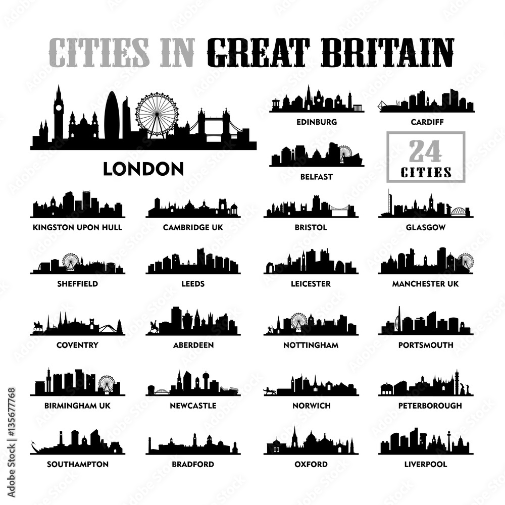 Great Britain - United Kingdom Cities City Tour Travel Skyline