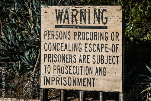 Alcatraz Warning