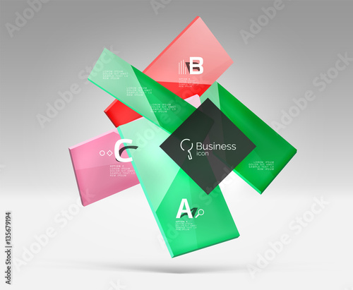 Futuristic abstract template