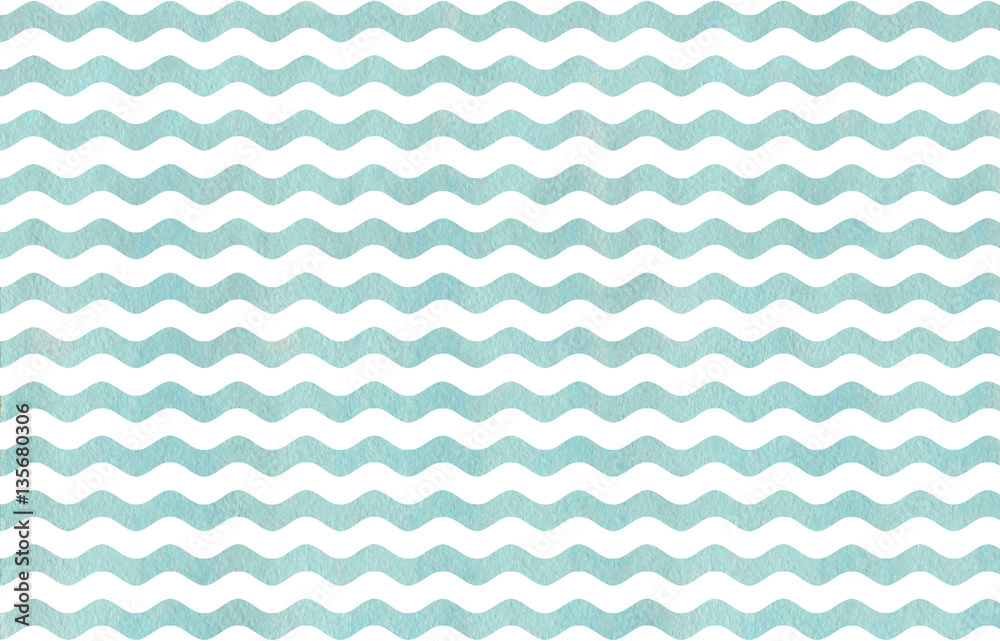 Watercolor wavy striped background. Watercolor wavy striped background.