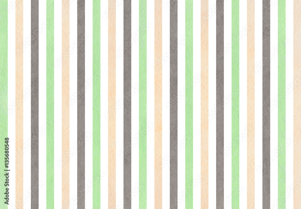 Watercolor striped background. Watercolor striped background.