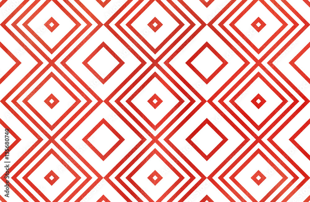 Watercolor geometrical pattern. Watercolor geometrical pattern.