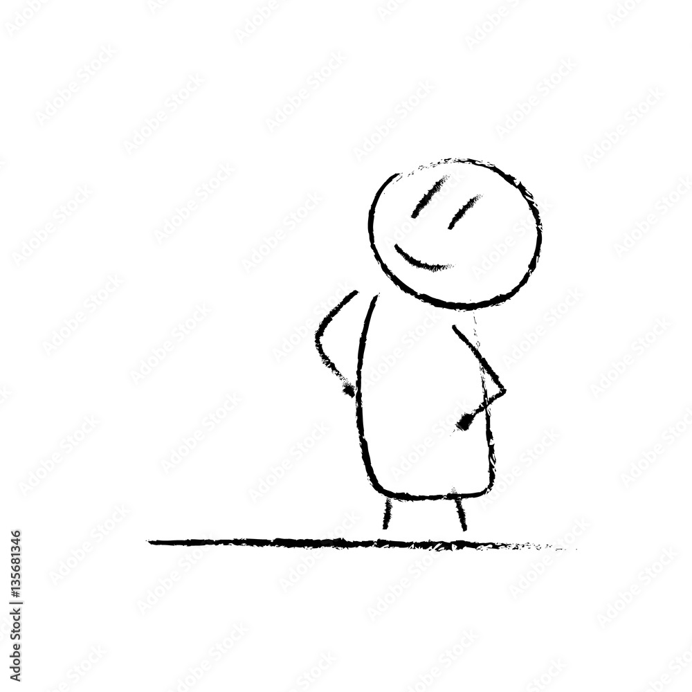 Fototapeta premium Stick Figure
