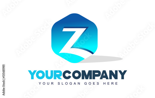 Free Download z Letter Logo. Hexagon Shape Modern Design - GFXLoad