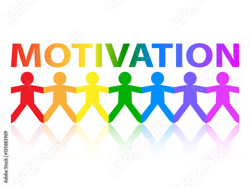 Motivation Paper People Rainbow