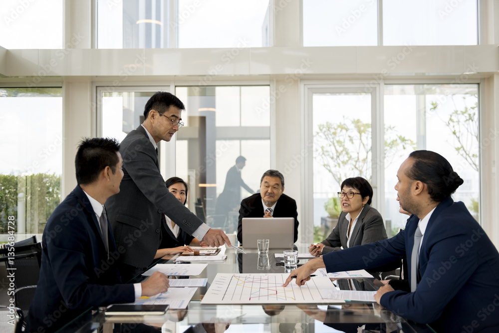 Business Discussion Meeting Presentation Briefing