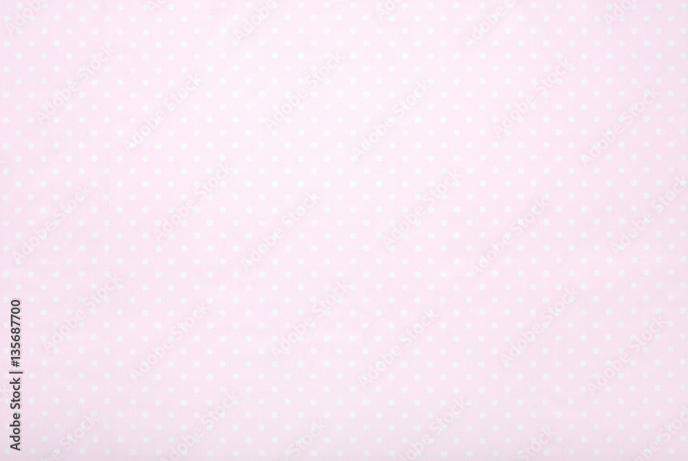 Pink polka dot fabric background, high resolution Pink polka dot fabric background, high resolution
