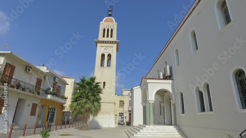 Rethymno city Megalos Antonios church tower landmark architecture photo