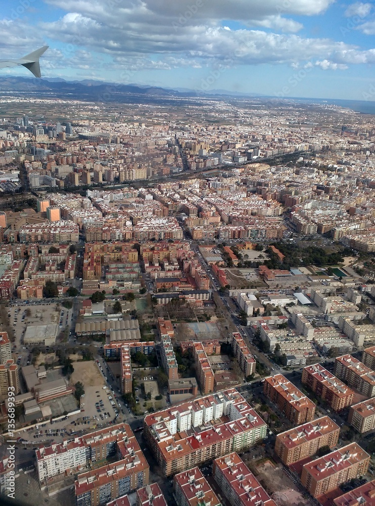 Obraz premium Valencia view from above