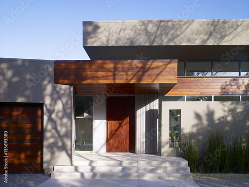 Entrance of Menlo Park Residence, USA