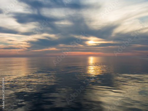 Sunset at Adriatic Sea