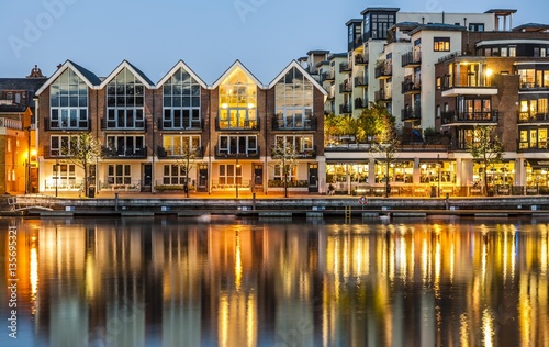Quayside Walk Apartments and Housing, Kingston Upon Thames, London, UK.