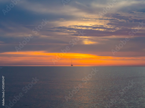 Sunset at Adriatic Sea © Kot