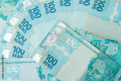 Brazilian money background
