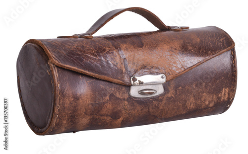 Old leather bag