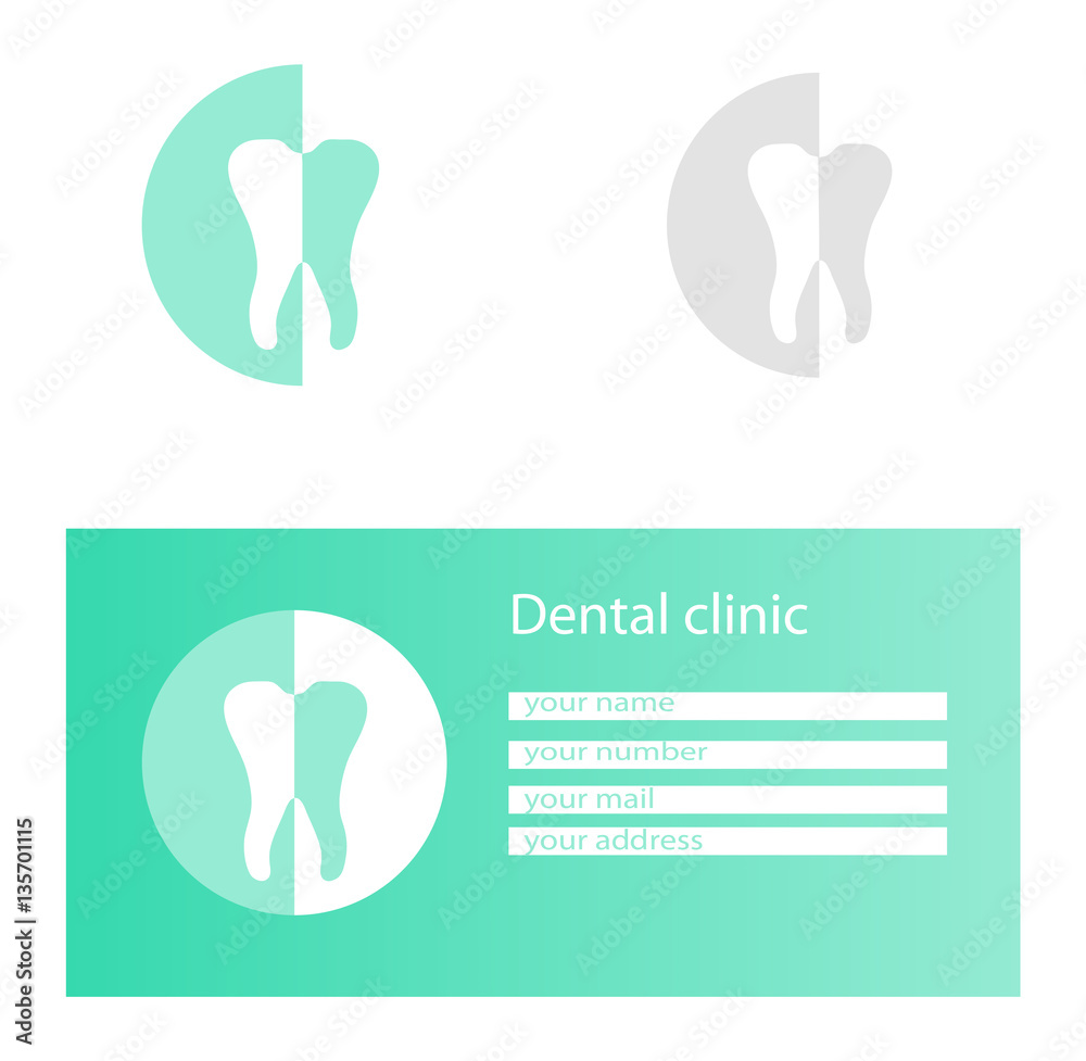 Dental logos templates. Abstract vector teeth signs. Dental logos templates. Abstract vector teeth signs.