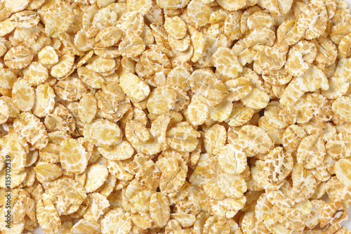 pile of oat flakes