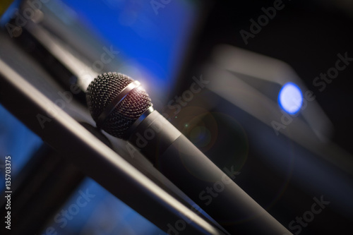 microphone and presentation