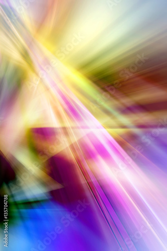Abstract background in yellow, blue, green, purple, pink and orange colors