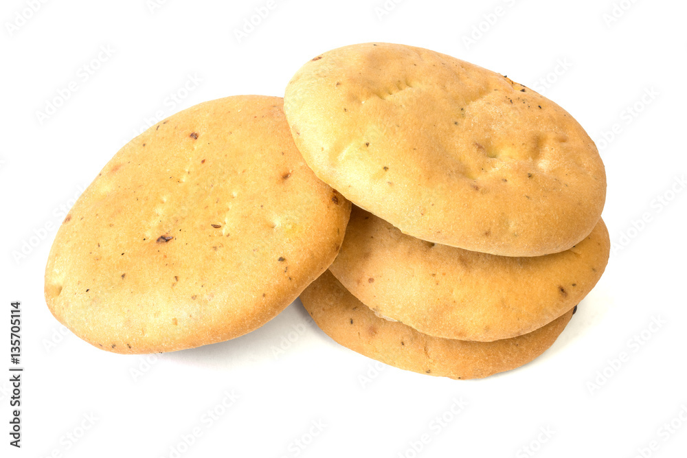 Bread from wheat flour isolated on white background. Bread from wheat flour isolated on white background.