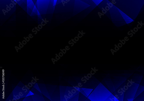 sapphire crystal abstract background, diamond business template, facet technology background, vector illustration, fractal side frame background
