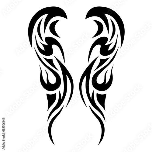 Tattoo tribal sleeve vector. Tribal tattoos design element. Art tribal tattoo.