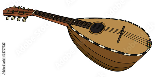 Old italy mandolin