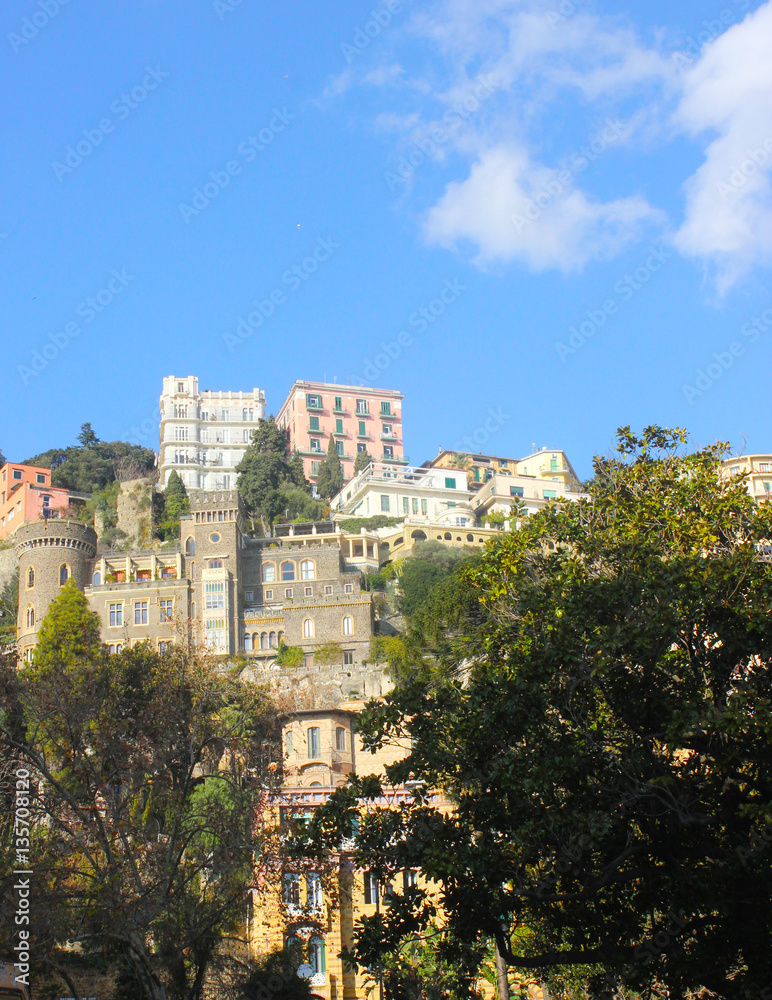 Residentail neighborhood on the Vomero hill in Naples