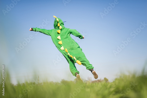 Flying girl dragon kigurumi