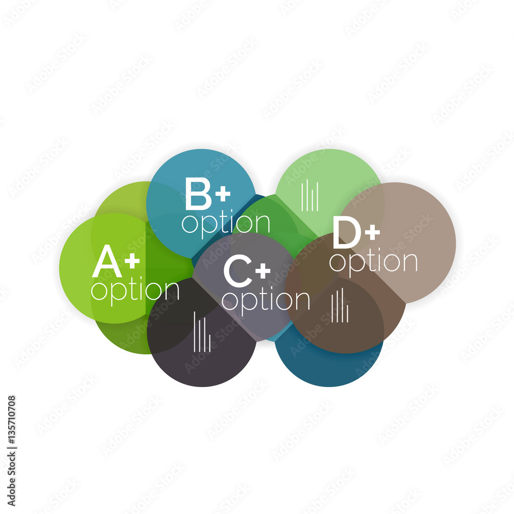 Circle business option diagrams Circle business option diagrams