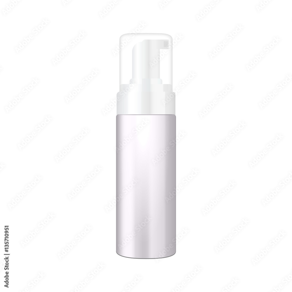 Realistic Cosmetic bottle can sprayer container. Realistic Cosmetic bottle can sprayer container.