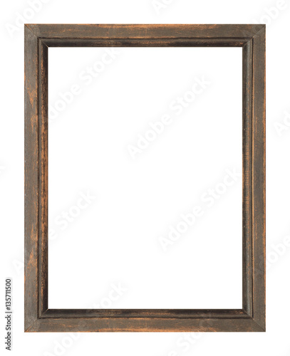  wooden frame isolated on white