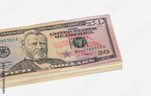 Stack of Money, American Dollar Bills