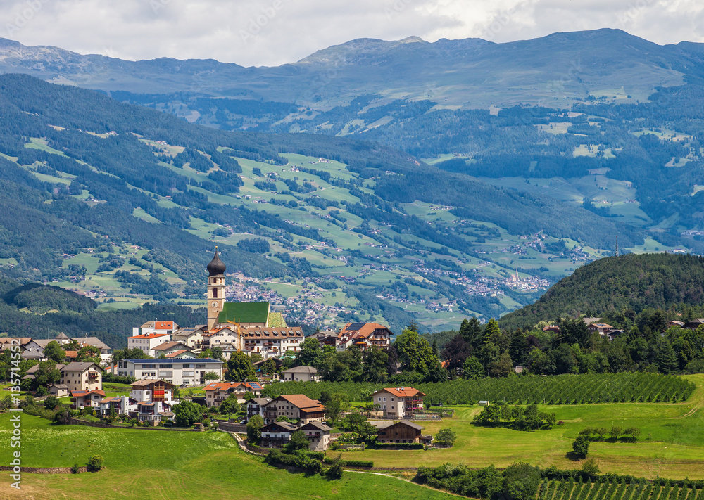 Small town in South Tyrol