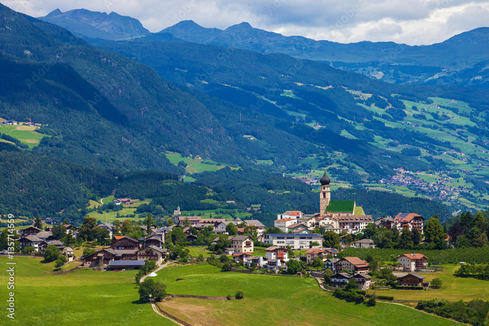 Small town in South Tyrol