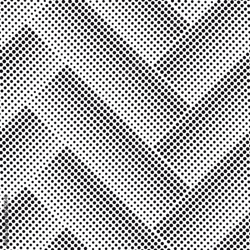 Rasterpunkte Hintergrund schwarz weiß, Vektor.