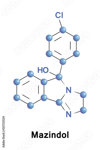 Mazindol is a stimulant drug of the tetracyclic chemical class which is used as an anorectic.
Mazindol is used in short term treatment of exogenous obesity
