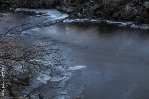 Bach im Winter 3 photo